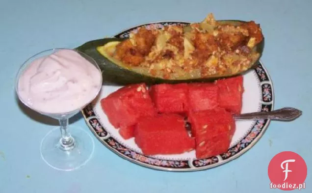 Pieczona Faszerowana Cukinia