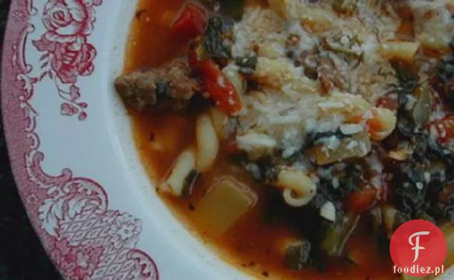 Włoska Zupa Z Kiełbasą