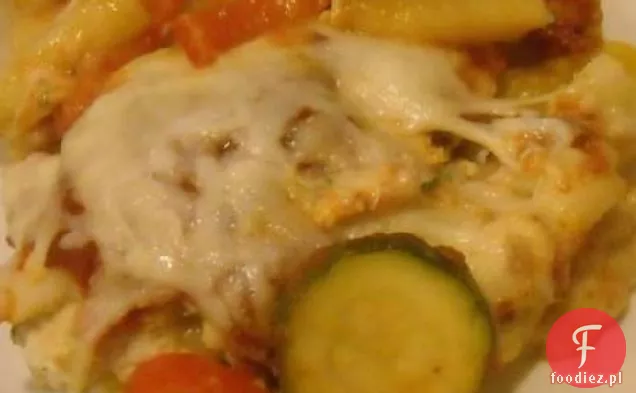 Grillowany Kurczak & Veggie Trzy Ser Makaron Piec