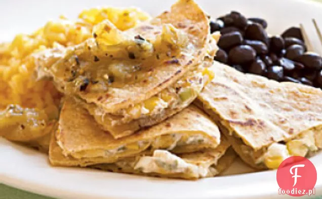 Zesty Corn Quesadillas