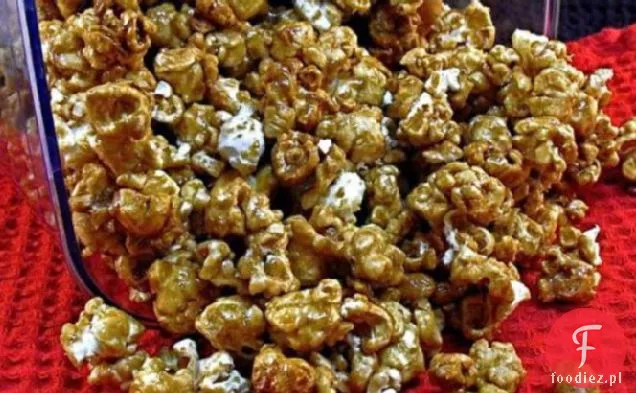 Karmelowy Popcorn (nie za słodki ani lepki)
