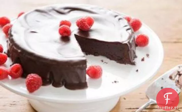 Ciasto czekoladowe bez mąki z polewą czekoladową
