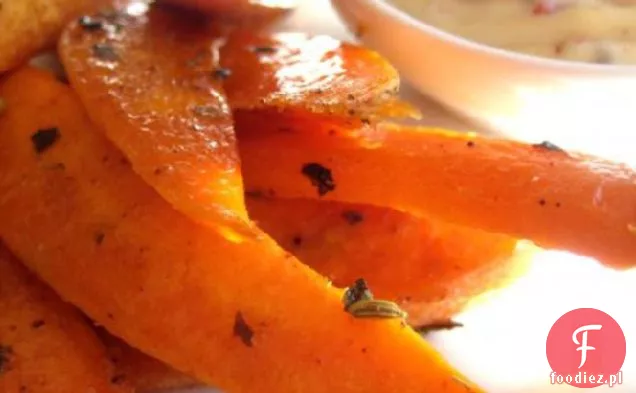 Frytki Ze Słodkich Ziemniaków Z Majonezem Chipotle (Frytki Yam)