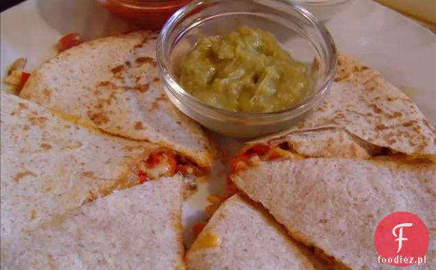 Słodka Papryka I Grzyby Quesadillas