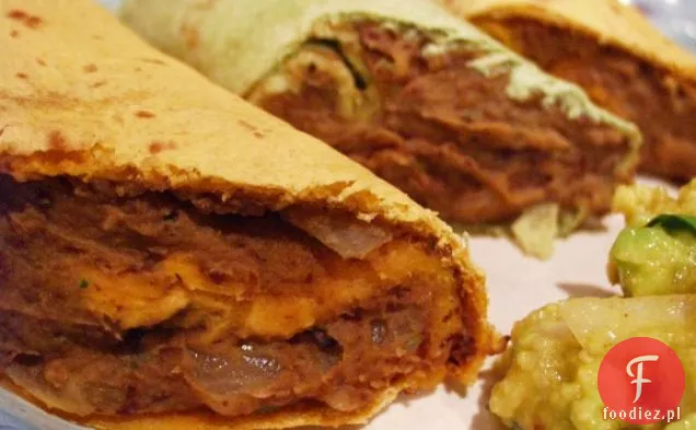 Burrito ze słodkich ziemniaków i Czarnej Fasoli
