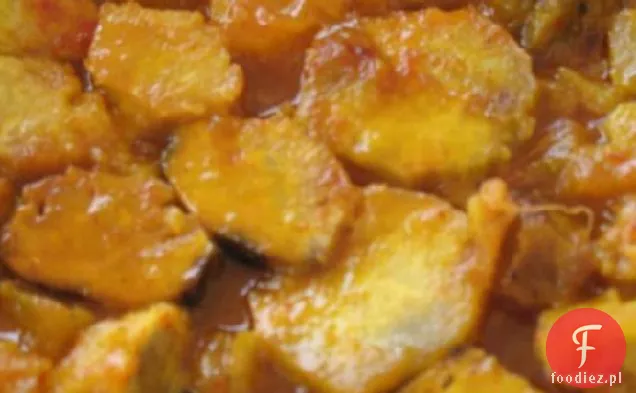 Pikantne Pieczone Słodkie Ziemniaki Z Pomarańczą I Miodem