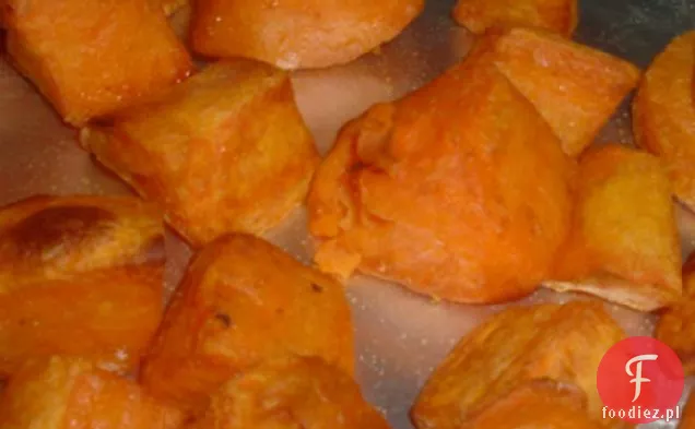 Pieczone W Piekarniku Glazurowane Słodkie Ziemniaki