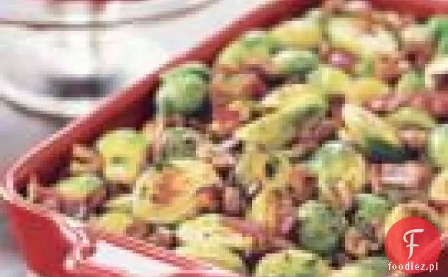 Pieczona Brukselka Z Boczkiem I Kasztanami