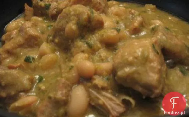Dusik Wieprzowy Tomatillo Z Marynowanym Chilis (Puerco En Salsa Verde