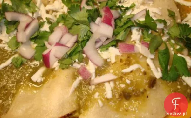 Autentyczne Enchiladas Verde