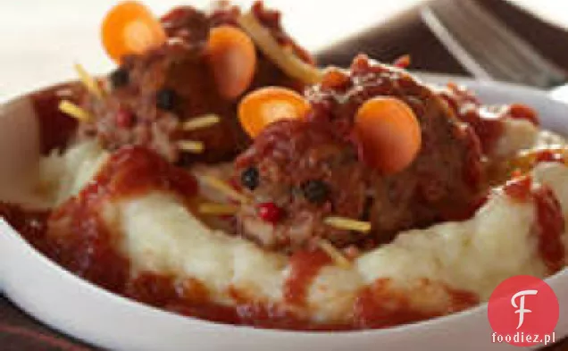 Halloween szczury pieczone we krwi