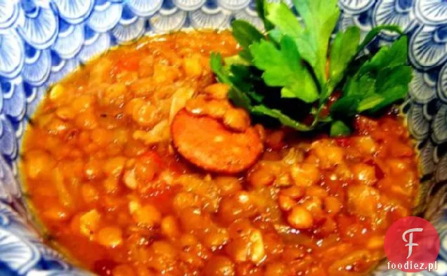 Zupa Pomidorowa Z Soczewicy I Chorizo