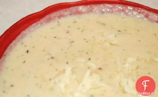 Kremowa zupa Asiago z karczochami
