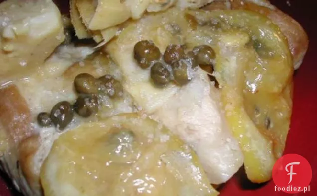 Kurczak z karczochami i roztopionymi cytrynami