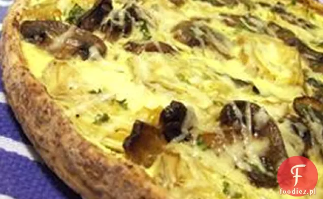 Tarta z karczochem, pieczarkami i szynką parmeńską