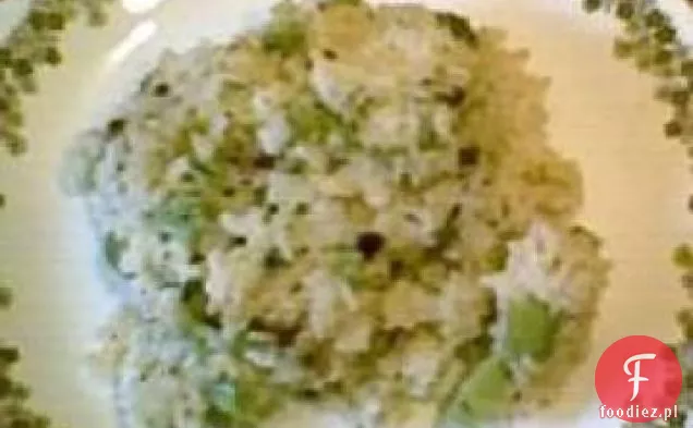Serowy ryż i brokuły