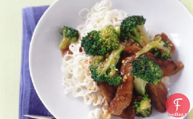 Stir-Fry z wołowiną i brokułami