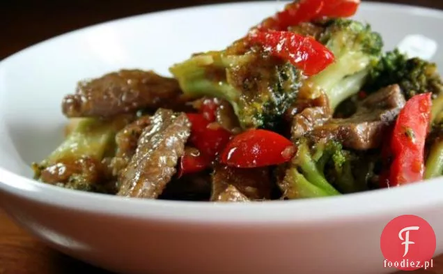 Glazura cytrusowa na szparagach lub brokułach