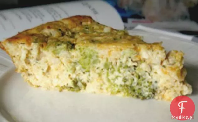 Crustless feta i Cheddar Quiche