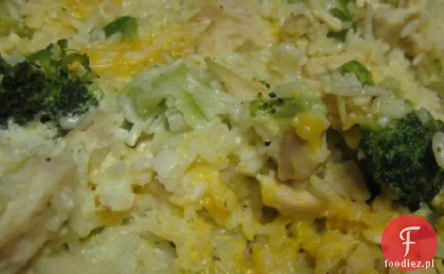 Kremowy Wypiek Brokułów Z Kurczaka