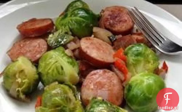 Kiełbasa z brukselką