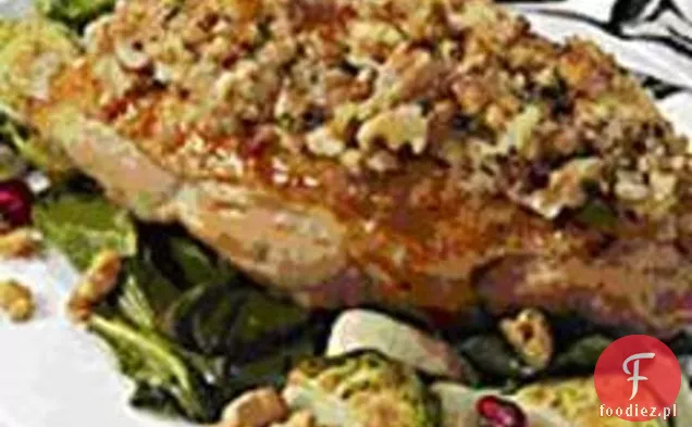 Czosnek I Orzech Crusted Kurczak