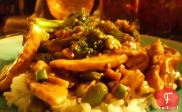 Kurczak Z Czarnej Fasoli