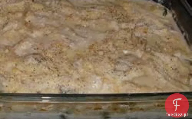 Zapiekanka z kurczakiem i brukselką