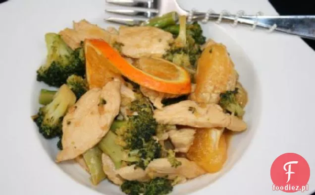 Kurczak Pomarańczowy Z Brokułami (Waga)