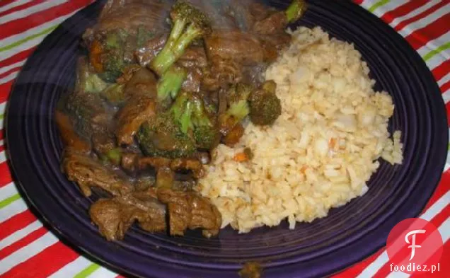 Stir-Fry z wołowiną i brokułami
