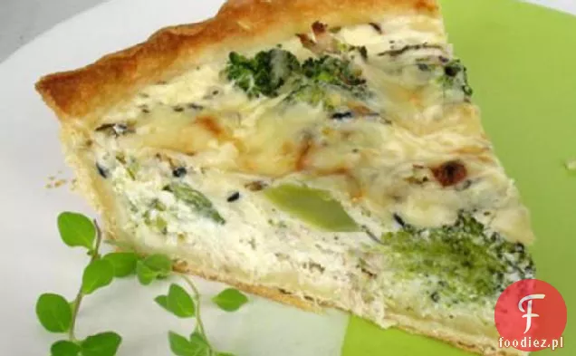 Herbed Chicken And Broccoli Quiche