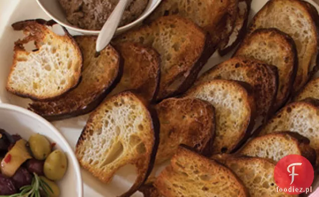 Crostini Z Kurczaka Z Wątróbką
