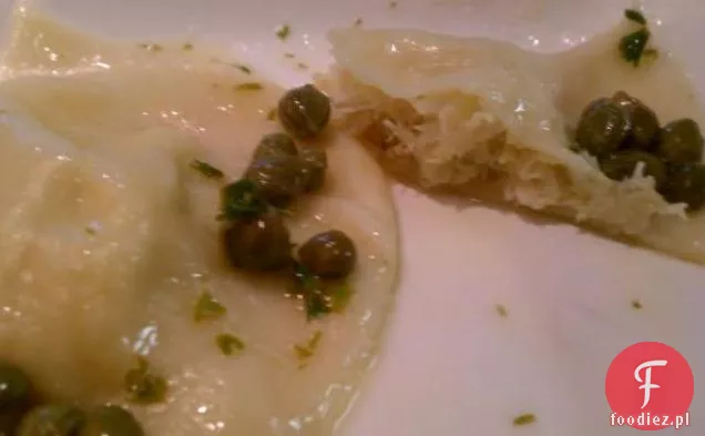 Ravioli Krabowe Nadzienie Z Masłem Cytrynowo-Kaparowym