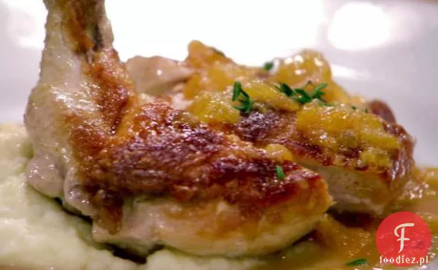 Pierś z kurczaka z Klementynkami, Thai Bird Chile i Yukon Gold i puree z kalafiora