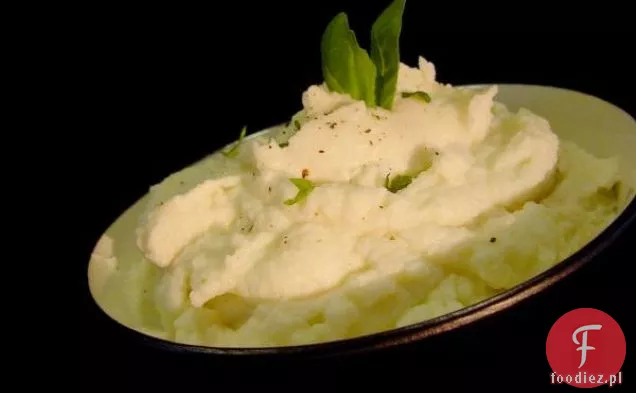 Bogaty i kremowy puree kalafior