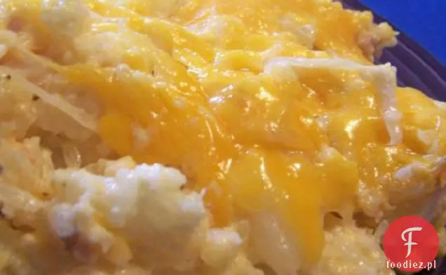 Puree Kalafiorowe Z Zapiekanką Z Kiszonej Kapusty
