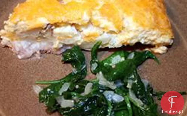 Cheddar Kalafior Quiche