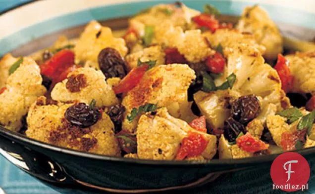 Kalafior Pieczony Na Bliskim Wschodzie