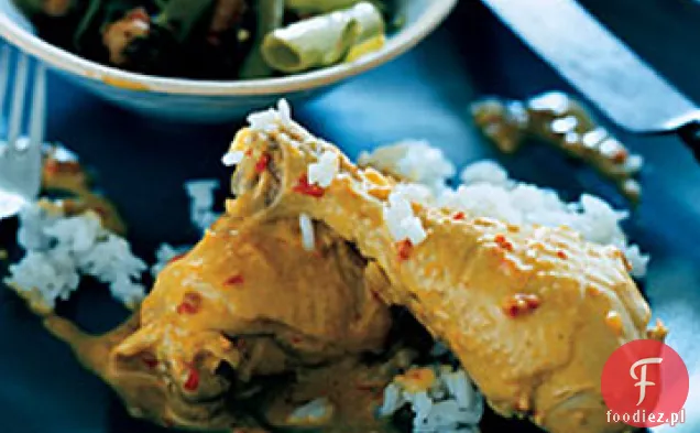 Kurczak w pikantnym sosie kokosowym