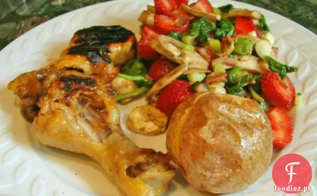 Taisi Moa (Samoański Kurczak pieczony w liściach bananowca)