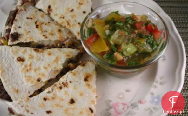 Szybkie i zdrowe Quesadillas z Czarnej Fasoli