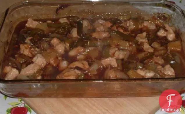 Garnek Crock słodko-kwaśny kurczak