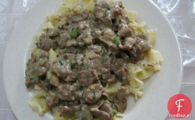 Seitan i grzyby Stroganoff (Wegańskie)