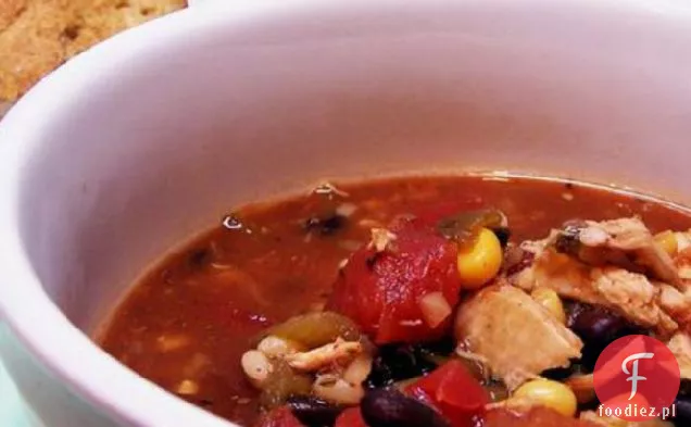 Chili z kurczakiem i jęczmieniem
