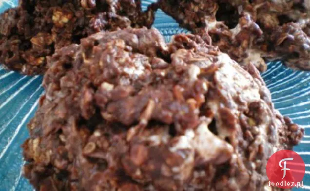 No Bake Rocky Road Cookies