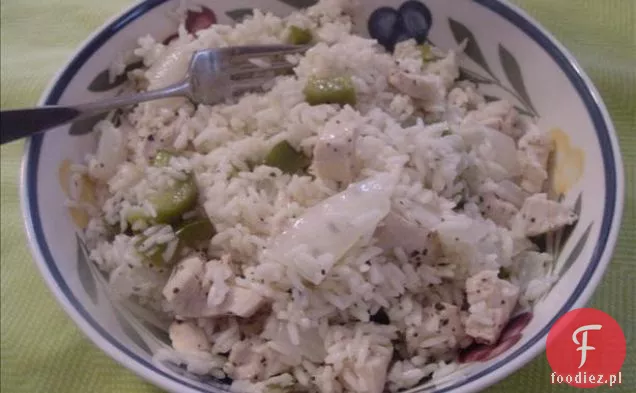 Grecki ryż cytrynowo-koperkowy z fetą (kuchenka ryżowa)