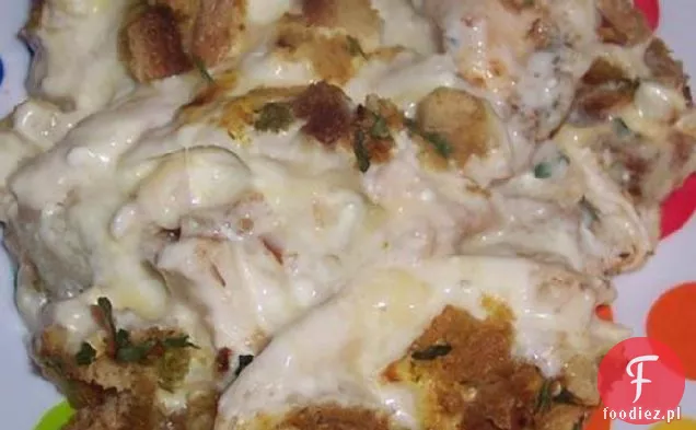 Zapiekanka z kurczaka i farszu