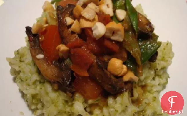 Portobello Curry Z Zielonym Ryżem