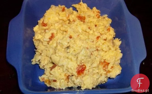 Wegetariańskie okłady z kukurydzy, fasoli i ryżu