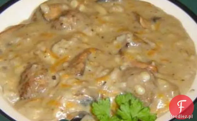 Zupa Grzybowa Z Klopsikami